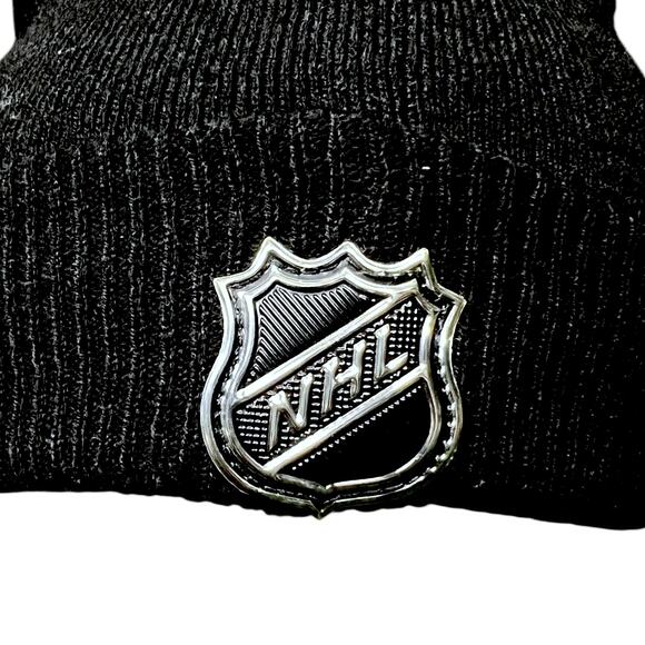 Adidas LA Kings NHL Hockey Acrylic Black & White Beanie Winter Hat OS - Picture 3 of 4
